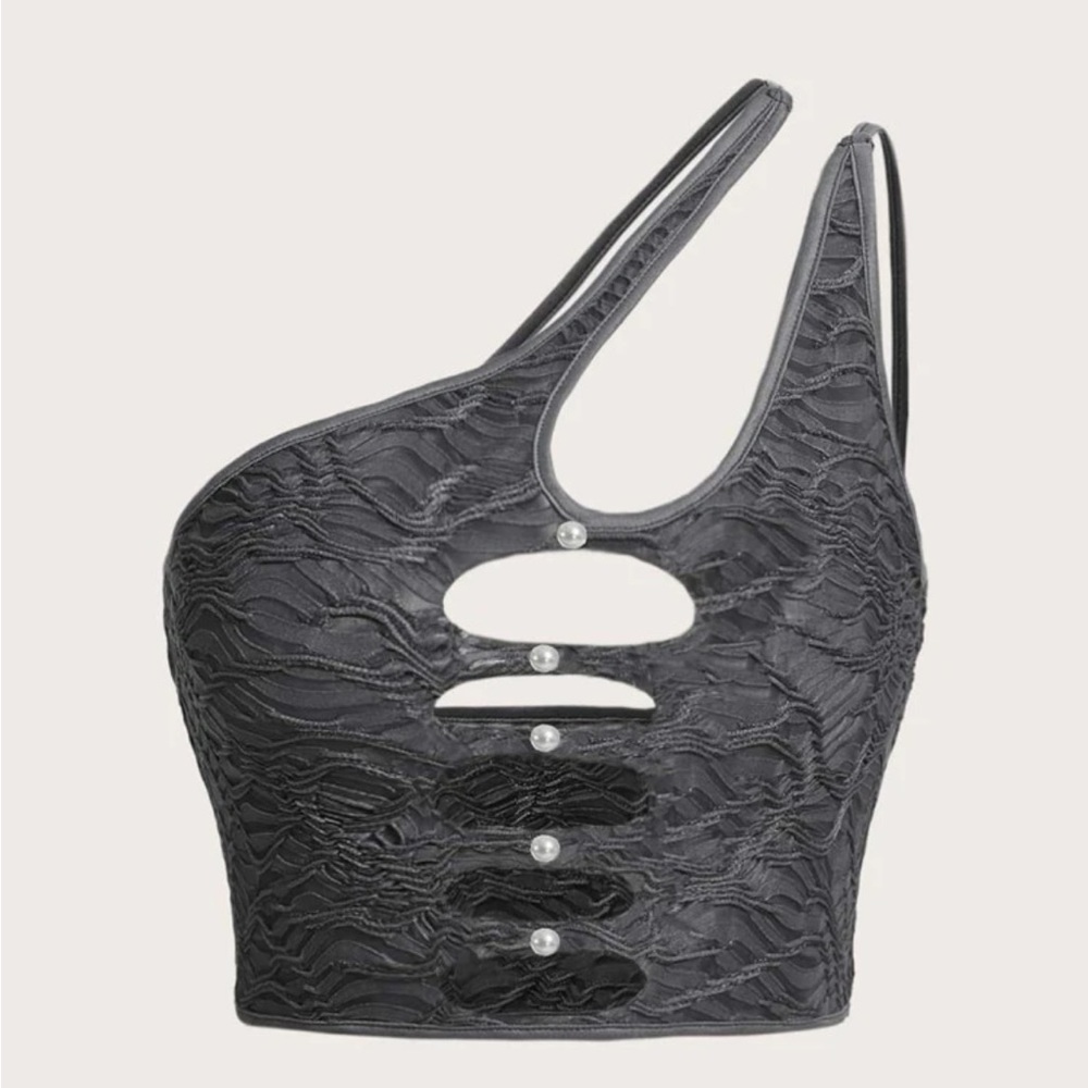 SHEIN gray crop top